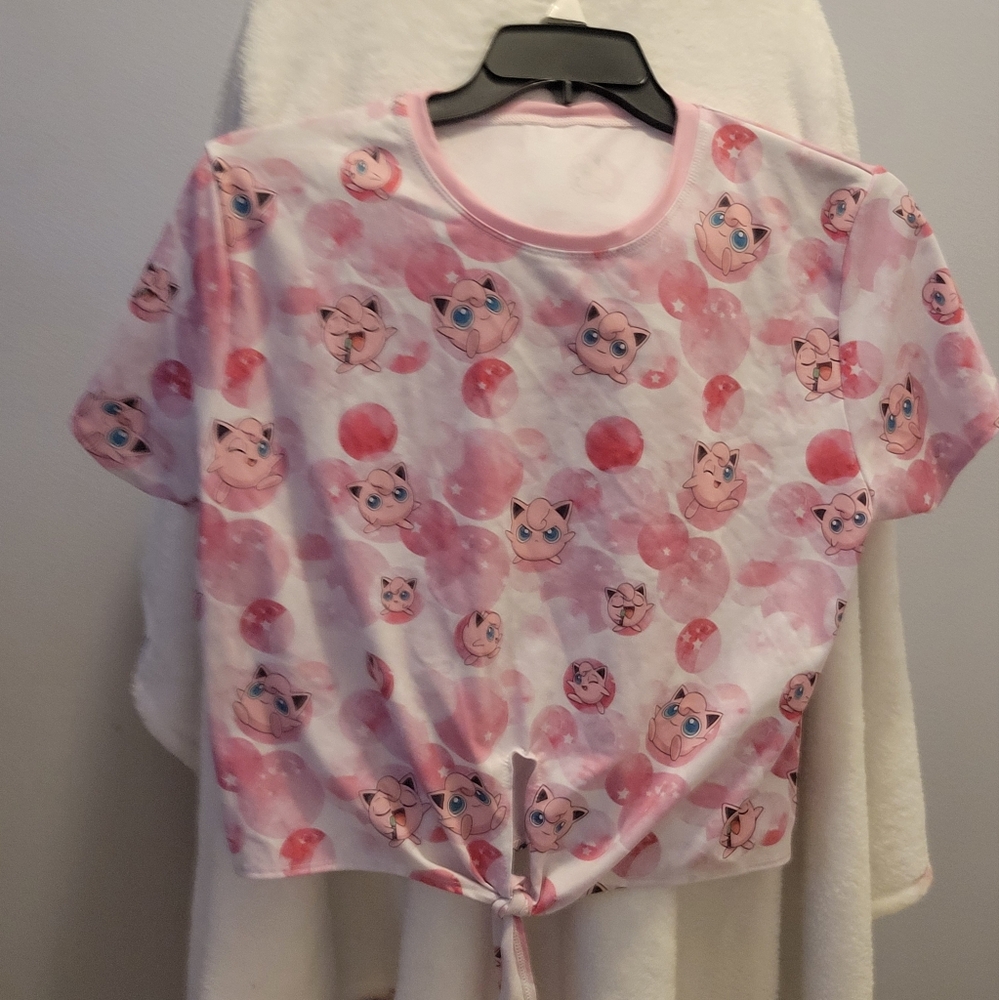 Pink Jigglypuff Graphic T-Shirt